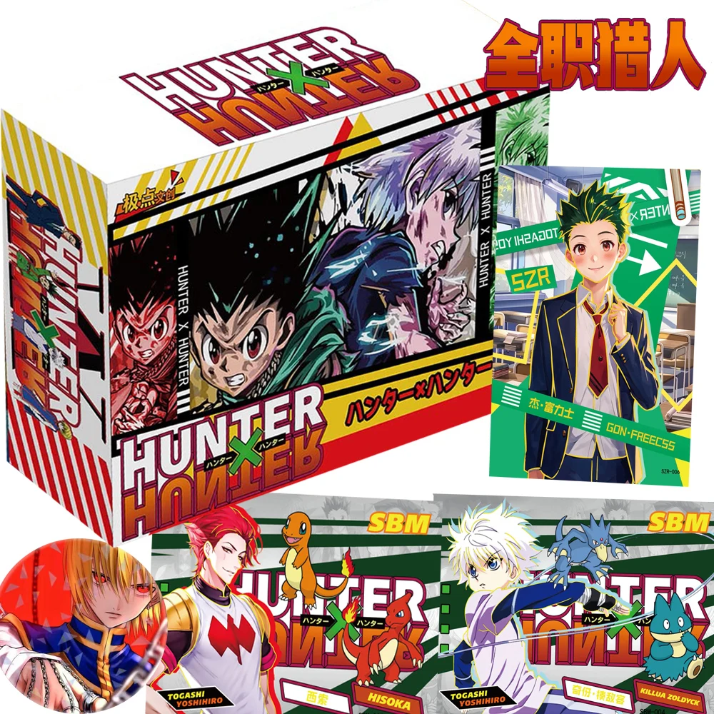 Original Hunter Collection Cards Fantasy Adventure Anime Illumi Alluka Killua Zoldyck Passionate Youth Campus Card Children Gift