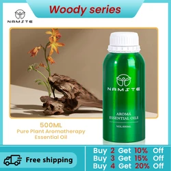 NAMSTE 500ml Óleo Essencial de Óleo de Fragrância Woody Para Difusor Elétrico Quarto Fragrância Casa Aroma Difusor de Aroma Óleo Essencial