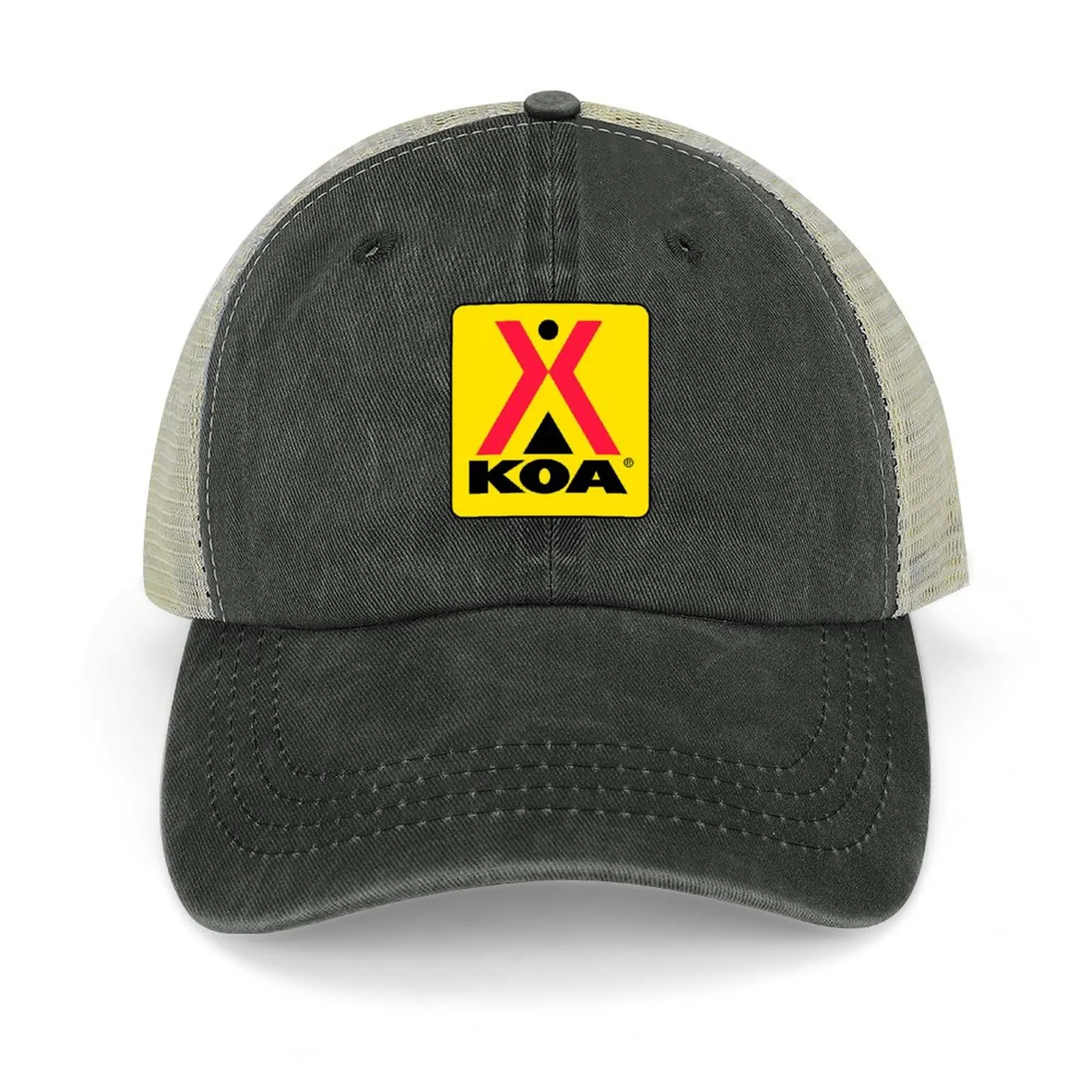 

70s Kampgrounds America KOA Baseball Cap fun hats Big Size Hat Women's Golf Clothing Men's