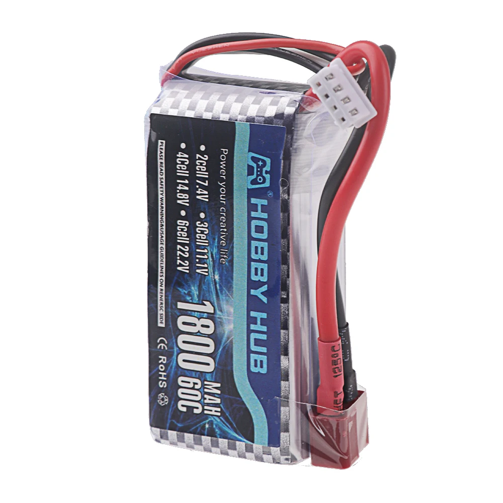 3S Lipo Battery 11.1V 1800MAH 60C Power Battery RC Car For FPV RC Drones Boats Remote Control Toys Rechargeable 11.1V Bateria