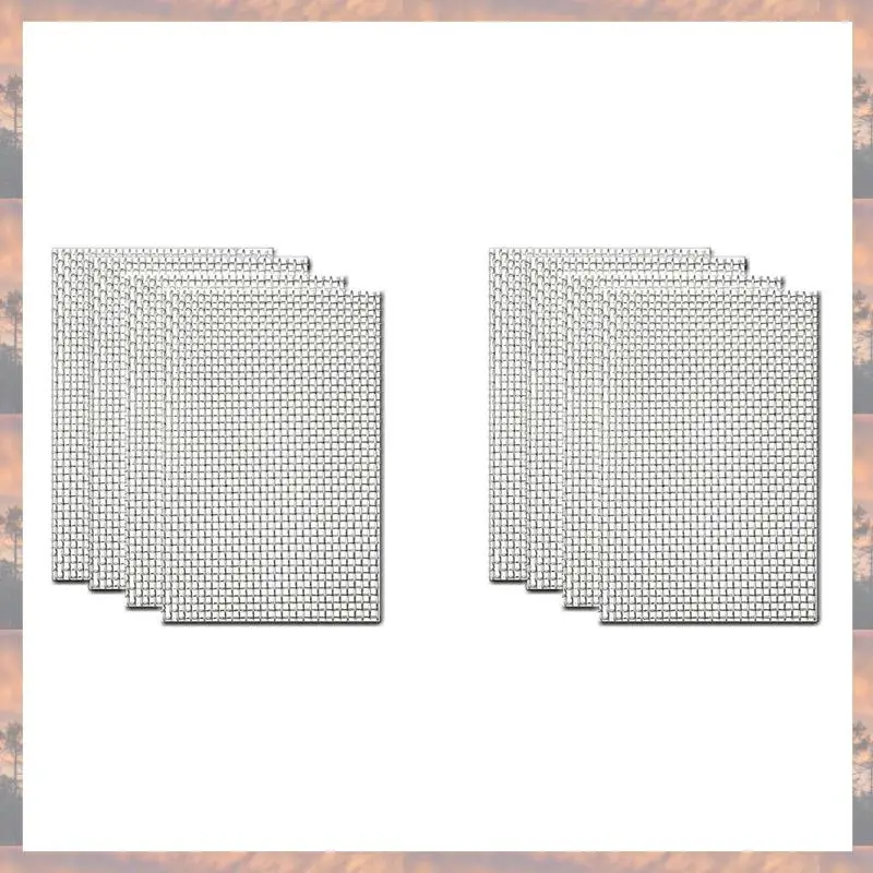 2025 Trend Mesh Sheet, 8 Packs Wire Mesh Panels 20 Mesh, Mouse Rodent Insect Mesh For Vents, Home, Kitchen, Garden, 210 X 300 Mm