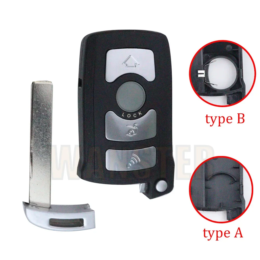 Car Key Fob Case Shell Housing for BMW 7 Series E65 E66 E67 E68 745i 745Li 750i 750Li 760i 730 740 Original Case Replacement