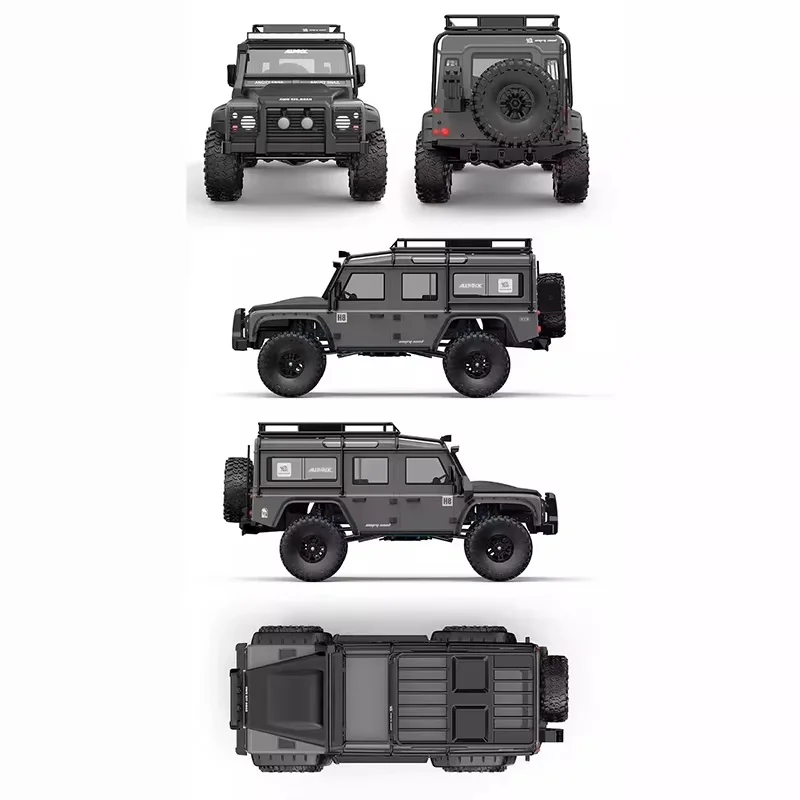 Mjx 1/8 Xiangxi H8h Land Rover V2 Defender Brushless 3s Off-Road Differential Lock Rc Climbing Model Car Boys Toysholiday Gift