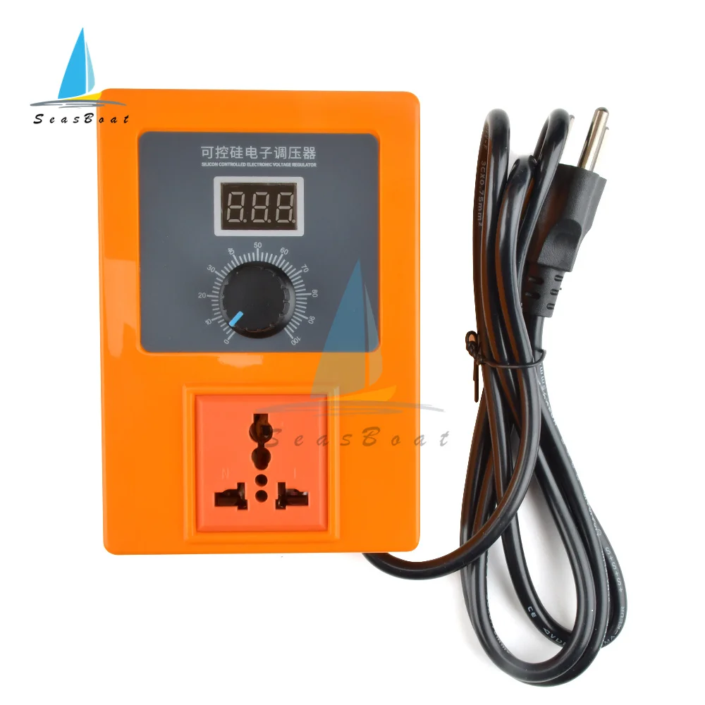 Voltage Regulator 2000w Electronic Voltage Regulation High Power Heating Temperature Regulation Speed Controller High Power SCR