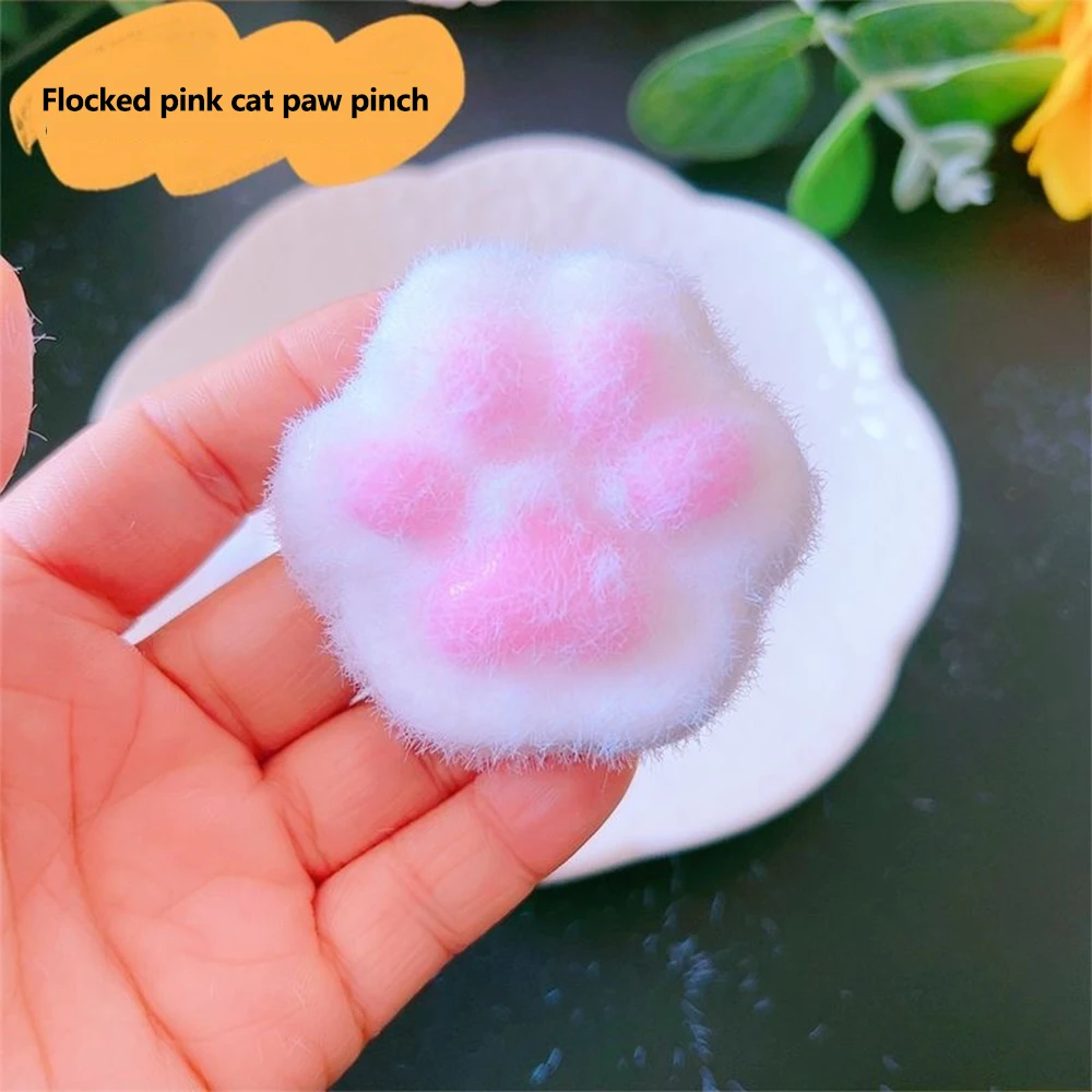 DIY Squishy Flocking Powder Plush Coating Powder Anti-Stick Material for Silicone Ornaments Cat Paw Craft Toys & Decor
