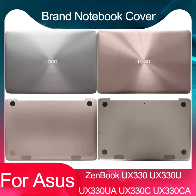 New For ASUS ZenBook UX330UA UX330C UX330CA UX330 UX330U Laptop LCD Back Cover Front Bezel Palmrest Bottom Case Hinges