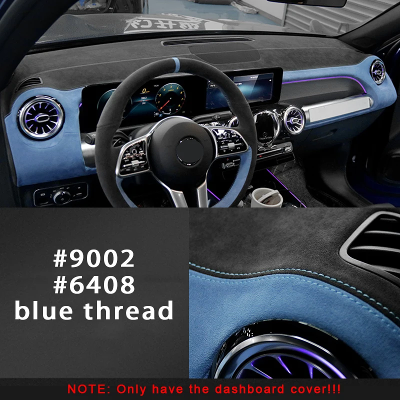 Custom Alcan tara Car Dashboard Cover for Mercedes Benz GLB 2020 Mat Shade Cushion Pad Carpet Internal Accessories Car-styling