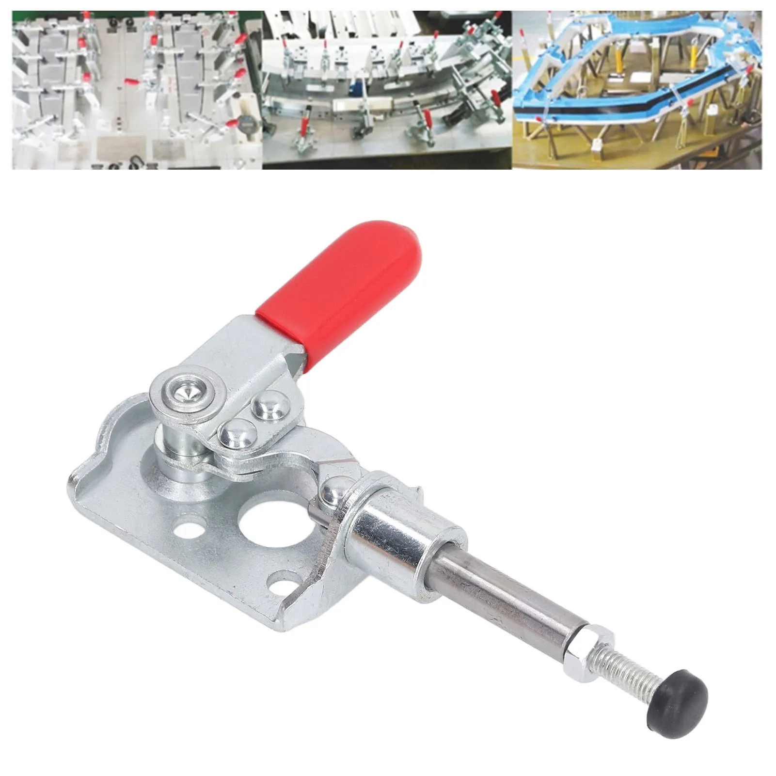Push Pull Toggle Clamp Houtbewerking Quick Release Positionering Testen Jig Accessoires 16.4mm Slag 40kg Klemkracht