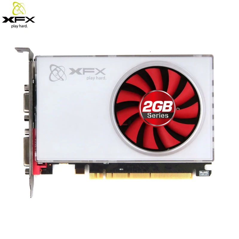 

XFX Video Card HD 6450 2GB 64Bit GDDR3 Graphics Cards for AMD HD6450 2G series Memory frequency 1400MHz Cards VGA DVI HDMI Used