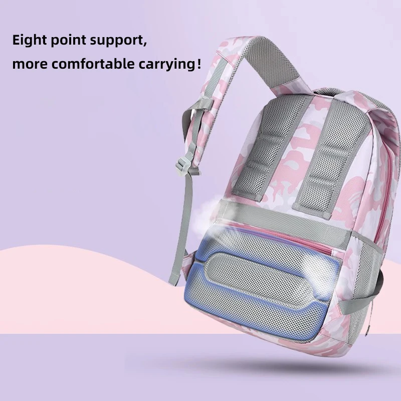 حقيبة ظهر للسفر ذات سعة كبيرة للنساء مقاومة للماء مقاس 17 بوصة حقائب ظهر للكمبيوتر المحمول للفتيات والأطفال حقائب مدرسية للرجال Mochila