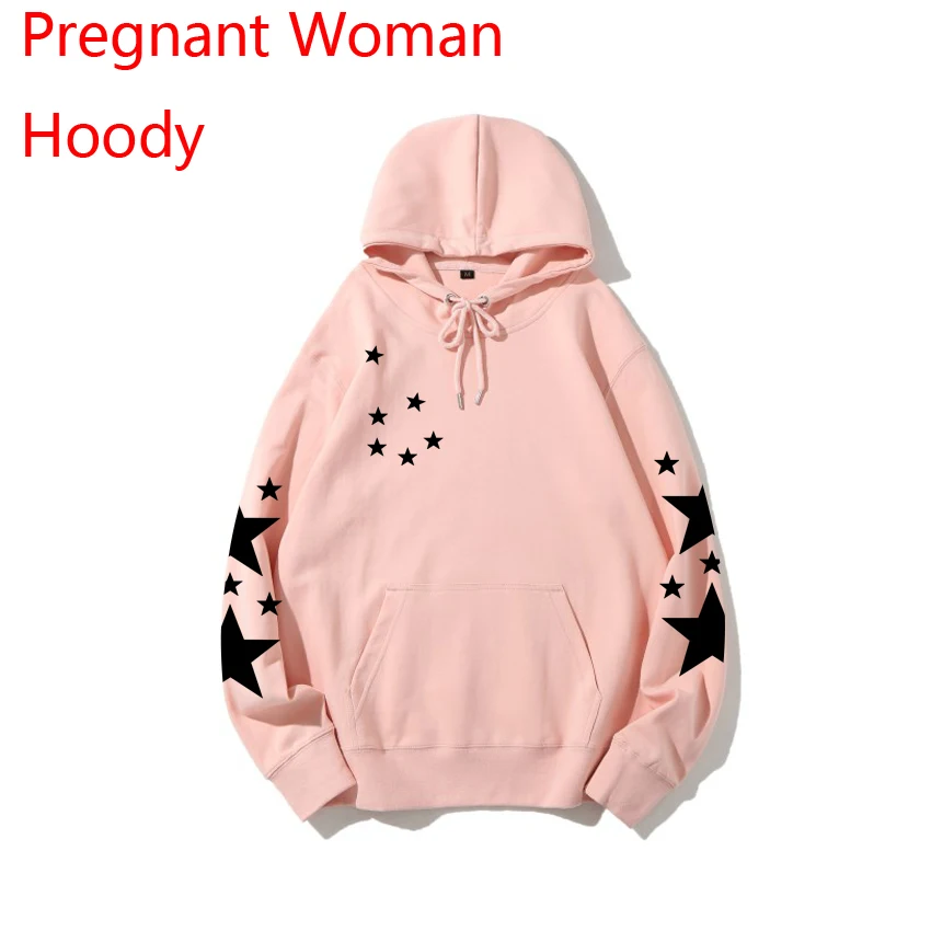 

Five-pointed Star Funny Print Customized Pregnant Woman Hoodie Spring Autumn Korean Fashion Maternity Women Hoody Add Your LOGO