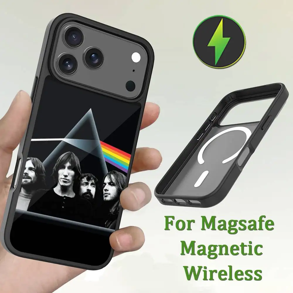 حافظة هاتف P-Pink F-Floyd لهاتف iPhone 13,12,11,16,15,17,14,Pro,Max,Plus,Mini,Magsafe,شحن لاسلكي مغناطيسي #3