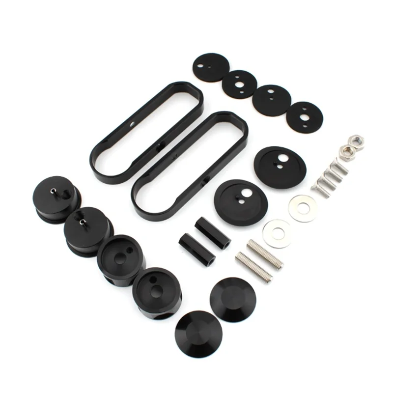 

Motorcycle Black 180° Adjustable Drop Mirror Relocator Mount For Touring Street Glide FLHX 2006-2013-T61C