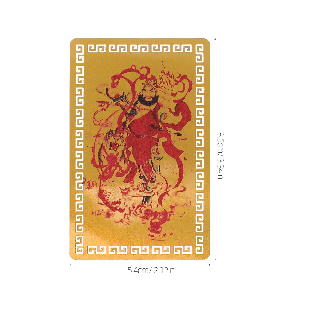 2Pcs Tai Sui Feng Shui Card Amulets for Chinese Lunar Year of Rabbit Good Luck Wealth Prosperity Protection Charm