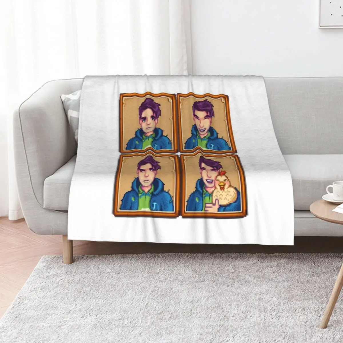 

Stardew Valley - Shane Throw Blanket Weighted Warm Comforter Giant Sofa Blankets