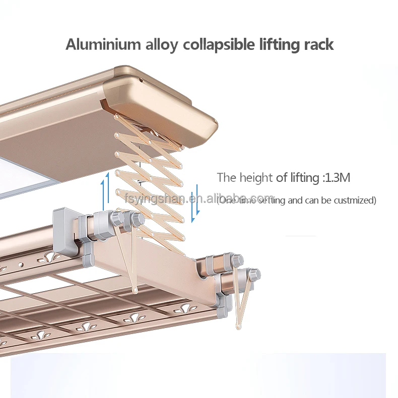 Dropshipping smart home custom brand hangers electric clothesline hanging clothes dryers