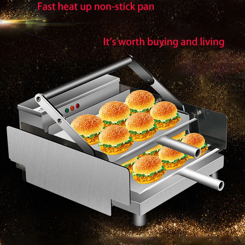 

New Hamburger Machine small bread embryo heating machine baking bag baking machine automatic hamburger equipment