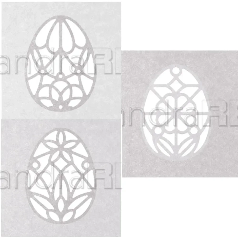 Ornament egg negative Metal Cutting Dies Seal for DIY  Scrapbooking photo album Card Making Decoration Supplies