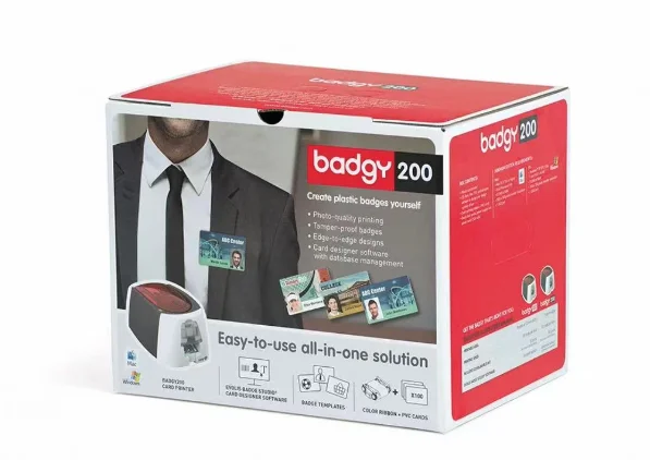 

Оригинальное одностороннее доступное решение для печати карт Evolis Badgy200