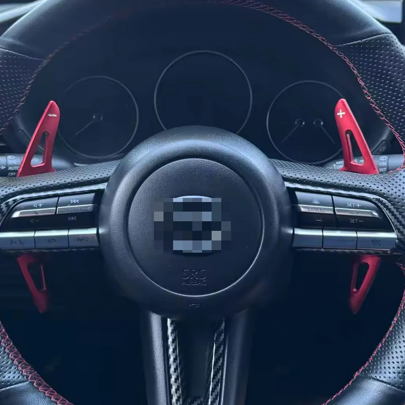 عجلة توجيه سيارة مجداف شيفتر لمازدا 3 Mazada3 CX30 CX-30 2020 2021 2022 CX-50 CX-60 CX-90 2023 سبائك الألومنيوم #4