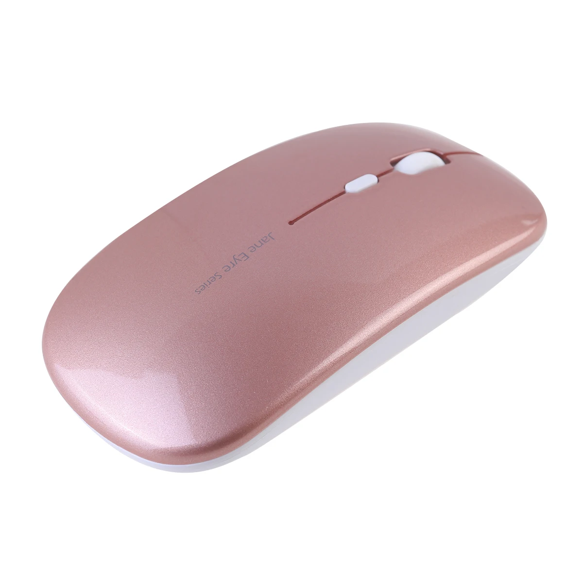 

2.4G Charging Wireless Mouse Silence Mouse Practical Ultra-thin Mouse for Computer (Rose Gold, Charging Style)