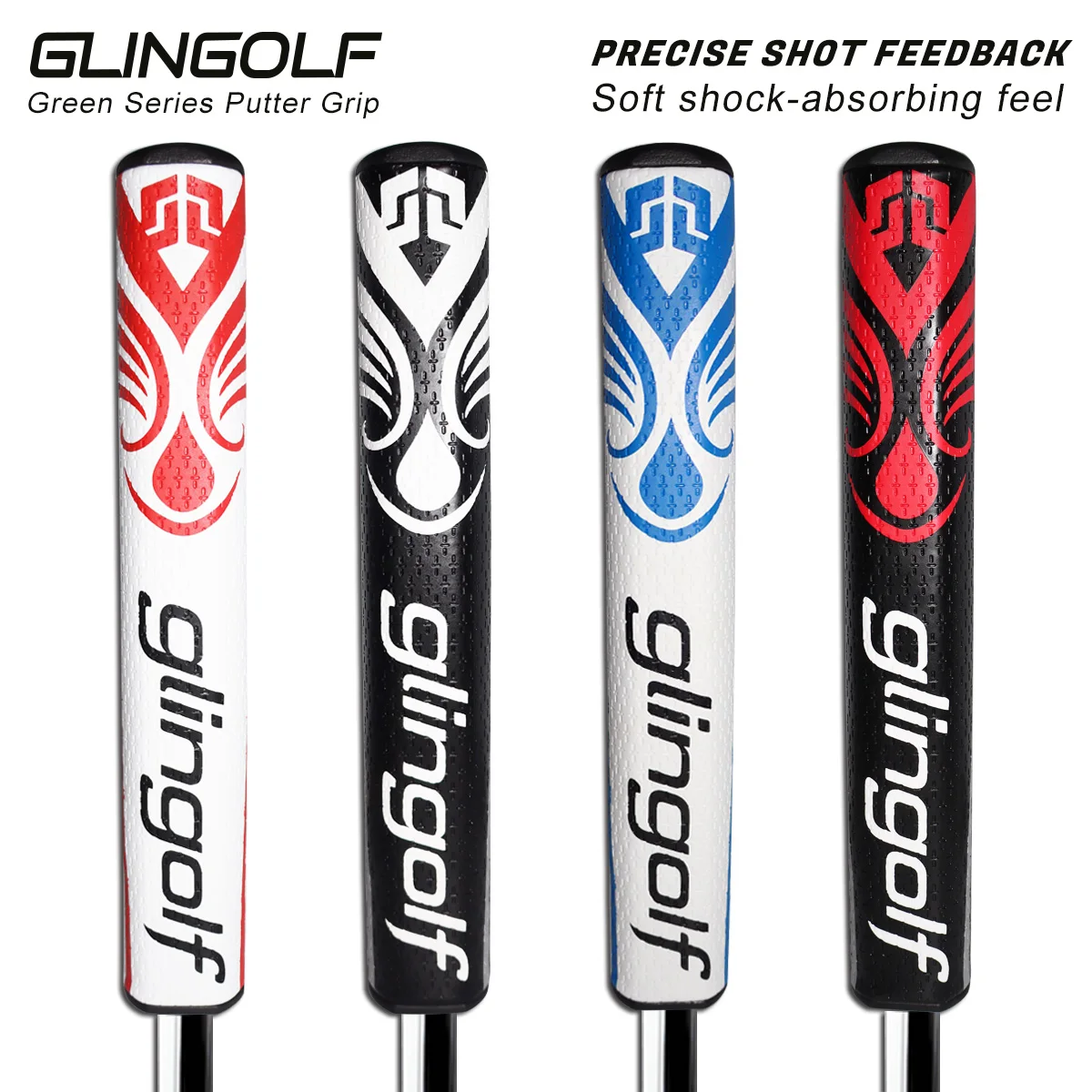 New Golf Putter Grip: PU Material, Shock-Absorbing, Non-Slip, Wear-Resistant, for Precision Putting
