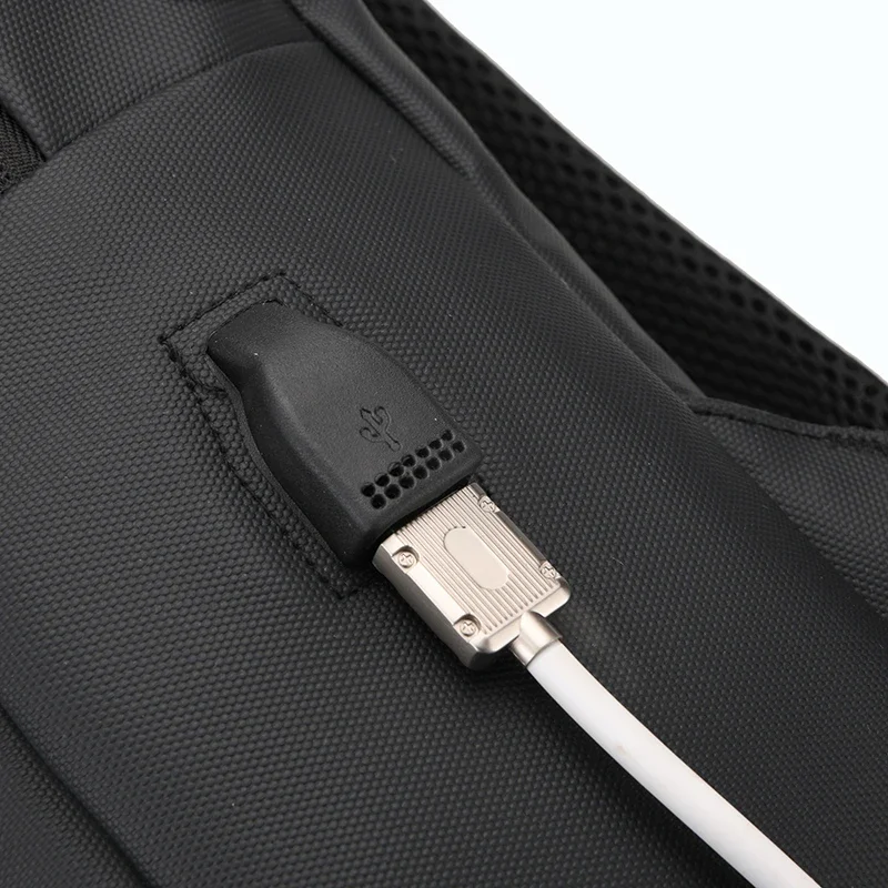 Mochila de gran capacidad para hombre, bolsa ligera para ordenador de negocios, Mochilas Escolares de viaje para deportes al aire libre, carga USB