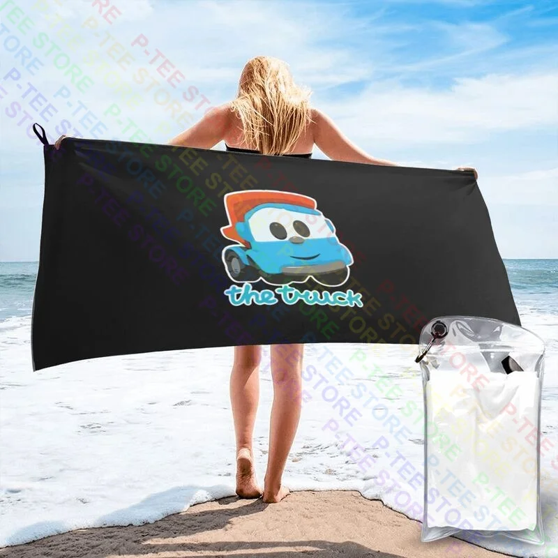 The Inquisitive Dump Truck Leo Quick dry Towel Printed Bath Towel Sports Towel