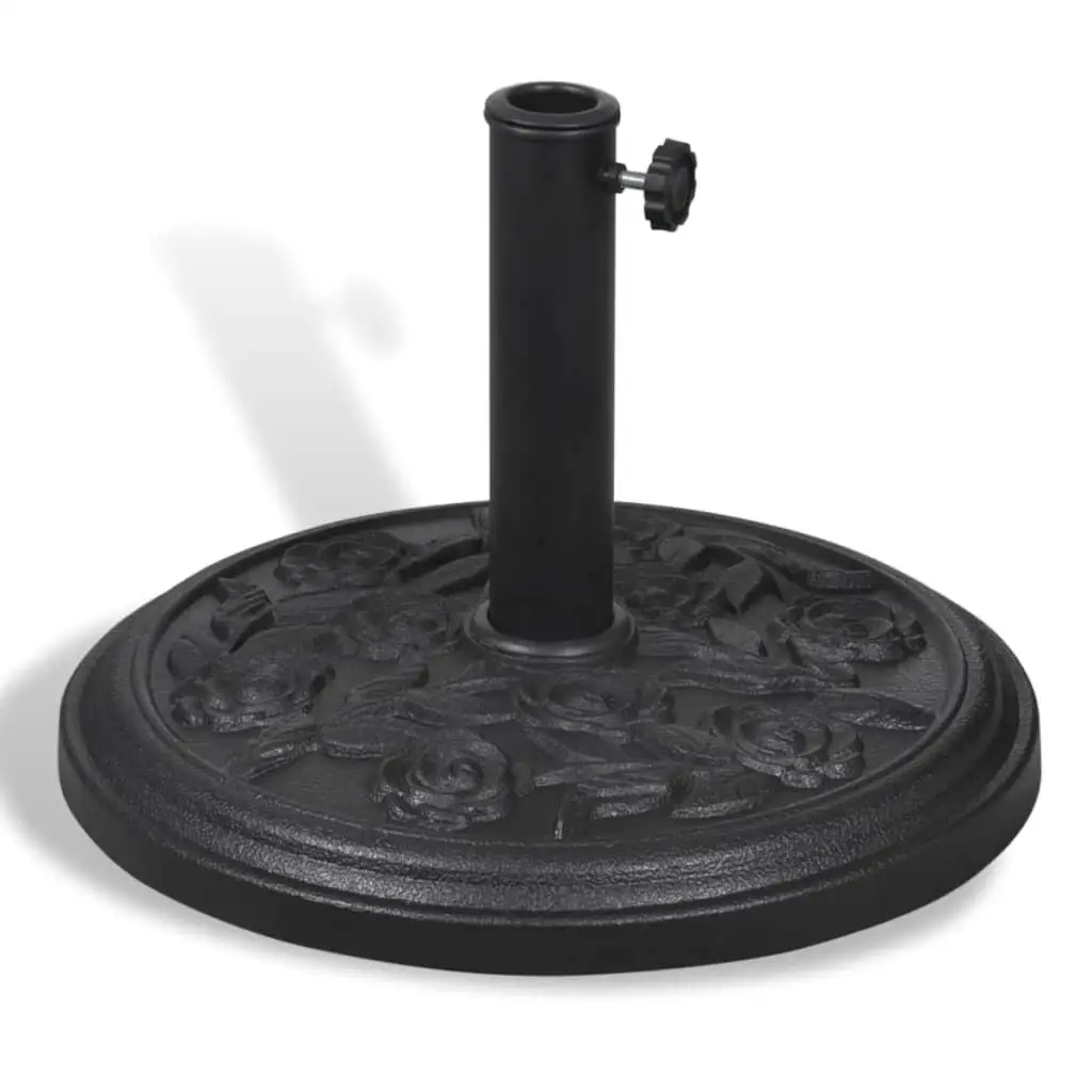 Durable Resin Round Umbrella Base Stand for Outdoor Patio - Heavyweight Stabilizer