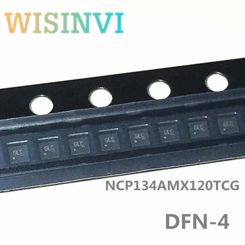 10pcs/lot  NCP134AMX120TCG  GEC  Linear regulator chip  encapsulation:DFN-4