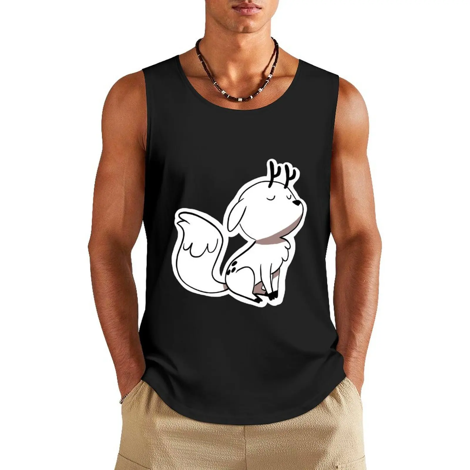 

Twig relaxed Tank Top t shirt gym summer clothes sleeveless t-shirts for men