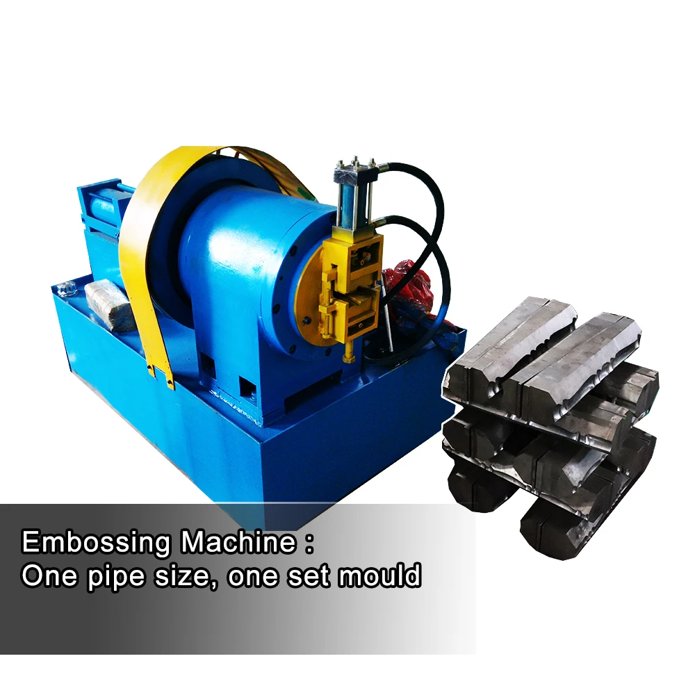 YXH Pipe Steel Emboss Machine for Embossing Flower Pattern Pipes
