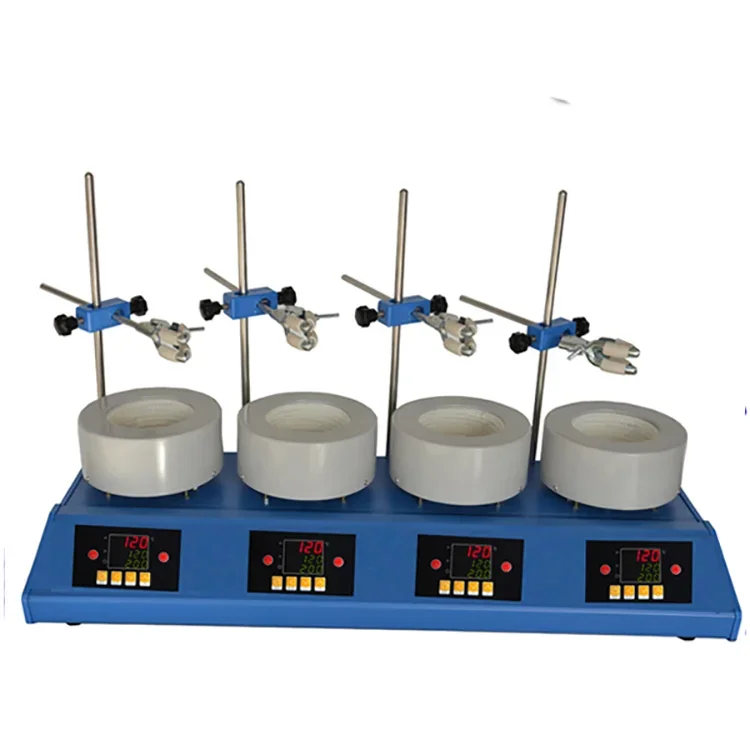 

Thermostatic Magnetic Heater and heating mantle Digital 4-Channel magnetic Stirrer heating mantle