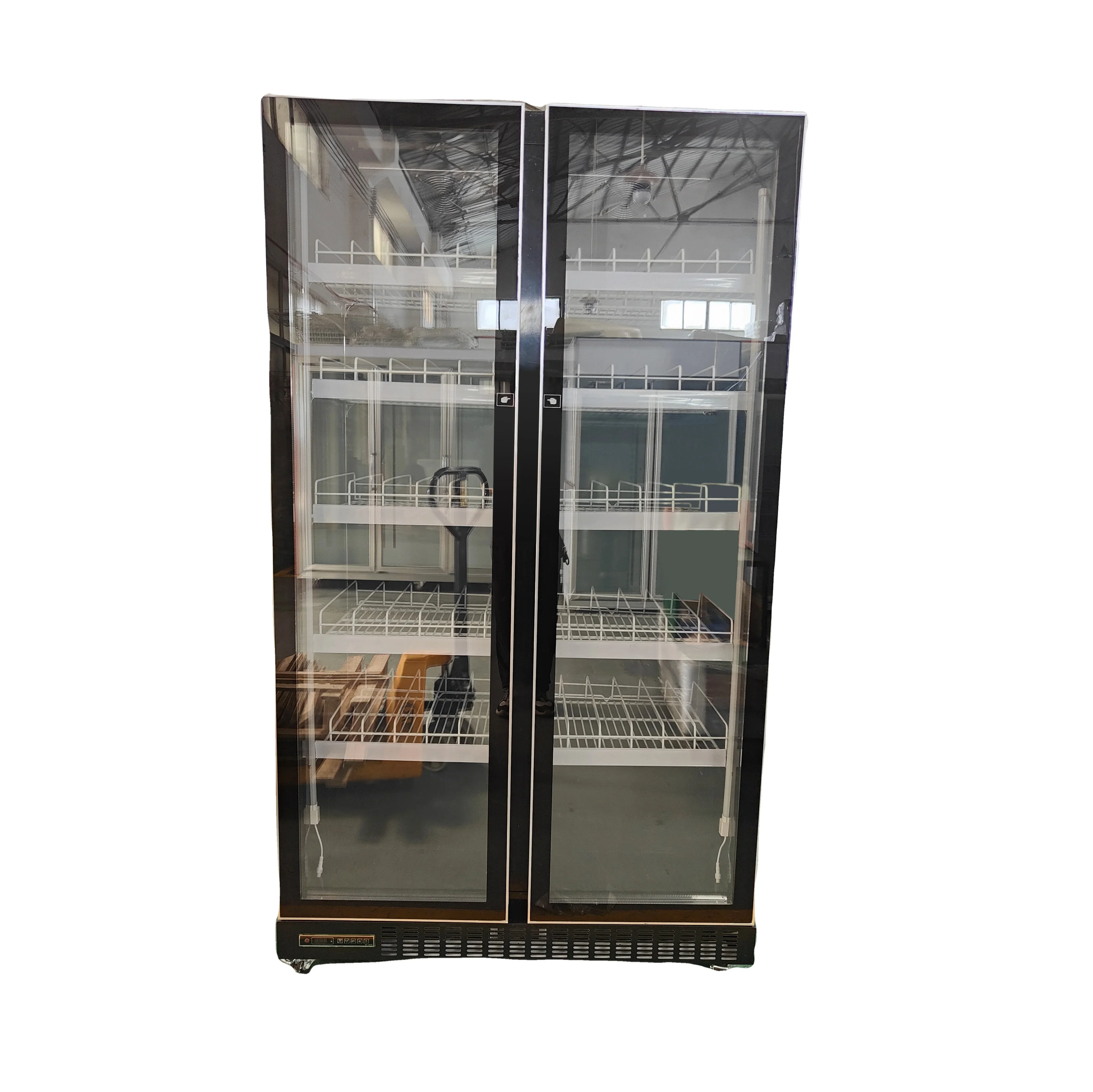 # for Two Door Upright Freezers Commercial Movable Commercial Cooler Fridge Stainless Steel Refrigerator Manufacturer