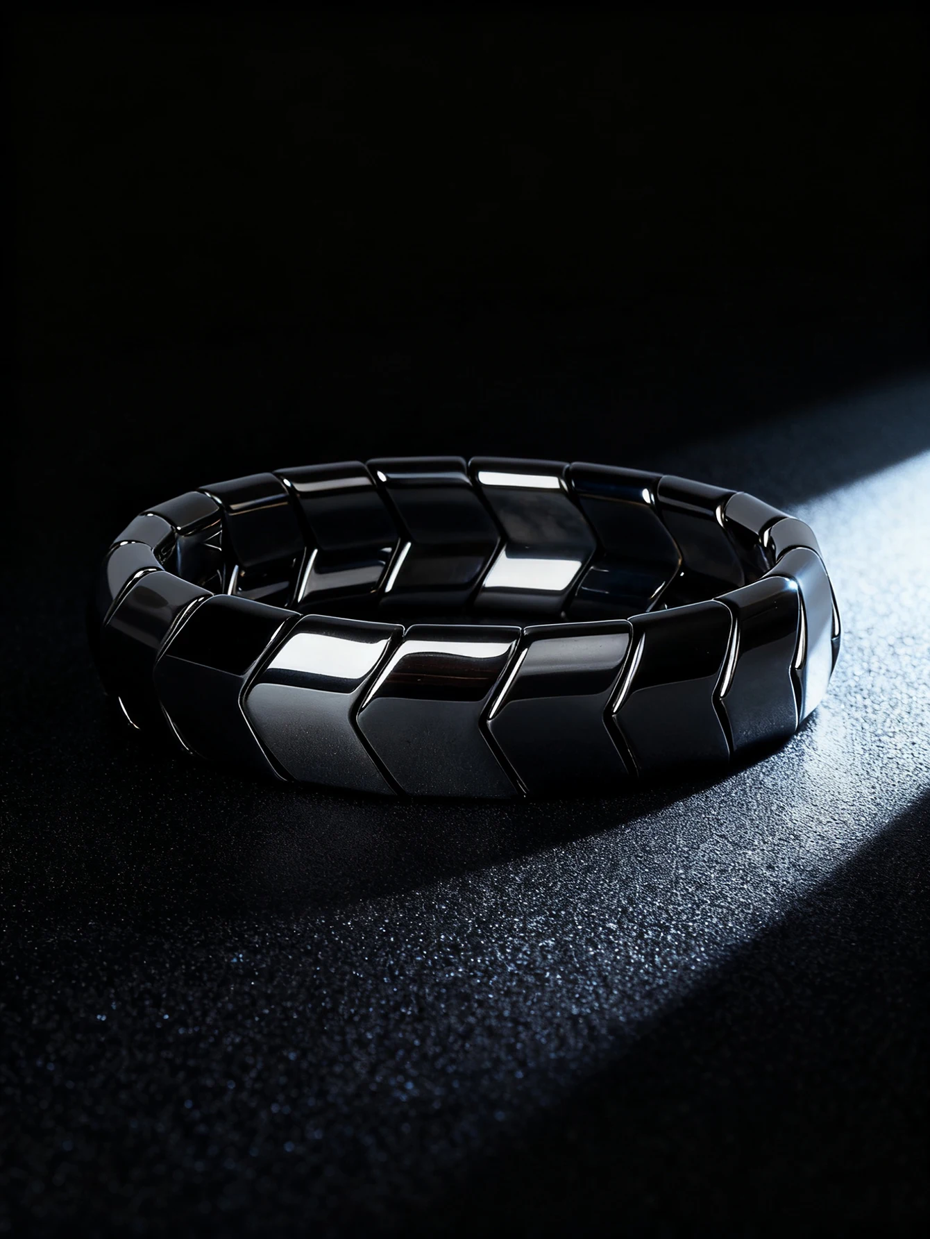 

Men's Bracelet Natural Stone Hematite Arrow Bead Beaded Bracelet for Vigour Protection Strength Confidence & Grounding Jewelry