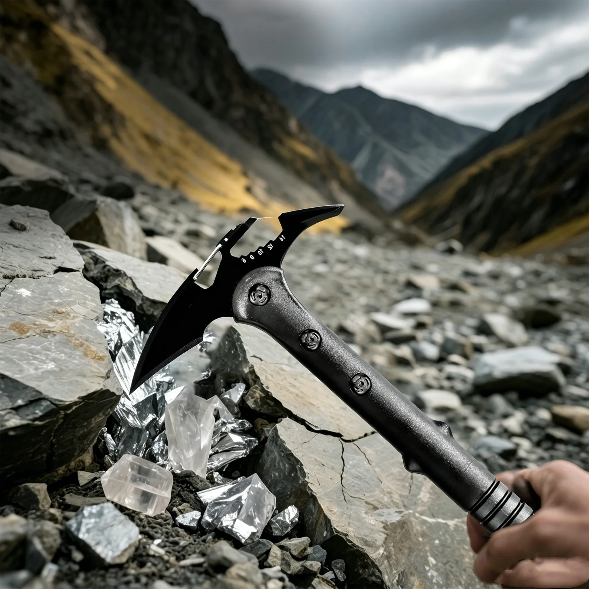 فأس تكتيكي محمول متعدد الوظائف - مراجعة Outdoor Hunting Vehicle وسعره