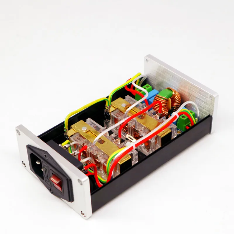

Новая плата фильтра питания переменного тока US4 10A 2200W с защитой от перегрузки и грозозащитой, американская розетка для усилителя DAC