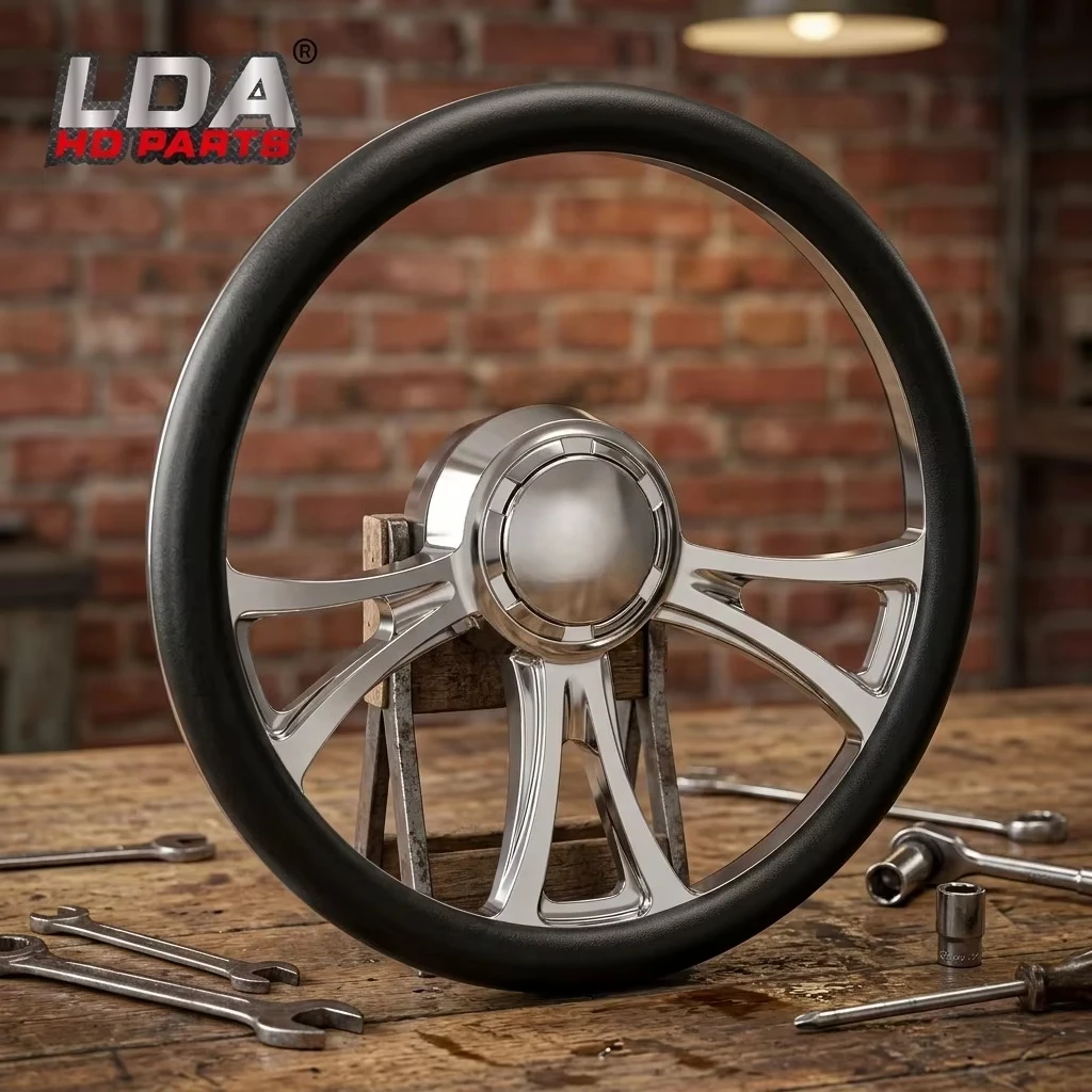 Custom Wrapped Racing Steering Wheel Performance Auto Parts Factory