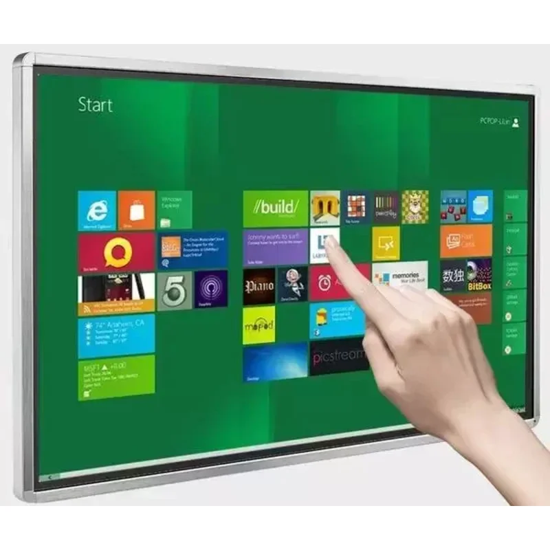 21.5 "32" 43 "49" 55 "65" นิ้ว1080P Android ทัชสกรีนมอนิเตอร์สัญญาณดิจิตอล PC Totem LCD