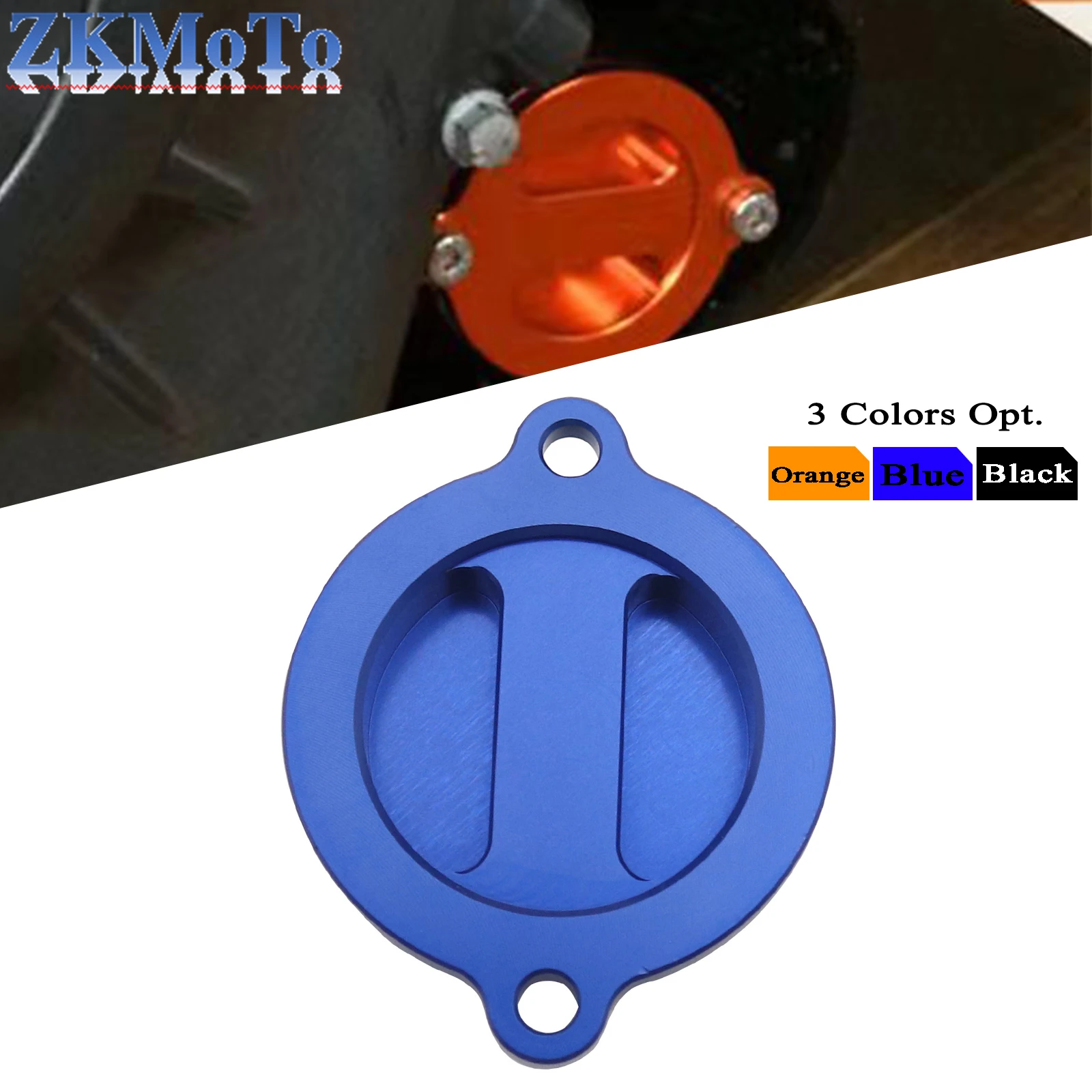 CNC Motorcycle Engine Oil Filter Cover Cap For Husqvarna 701 Enduro Supermoto FE501 FE501S  FE450 FC450 For KTM SX SXF XCW EXC