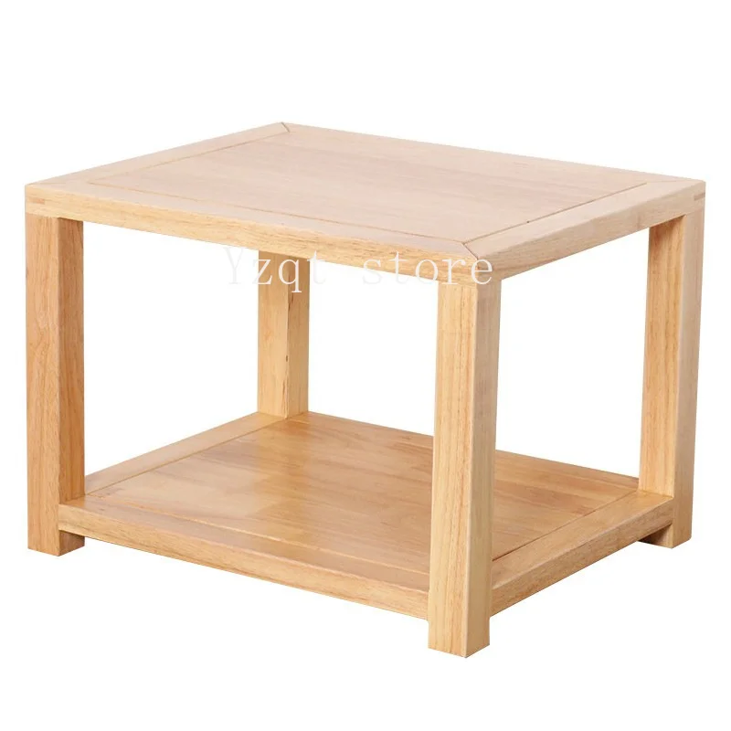 Audio stand shelf Solid wood Mulberry oak walnut pear wood mortise tenon three or four layers Speaker cabinet rack customization