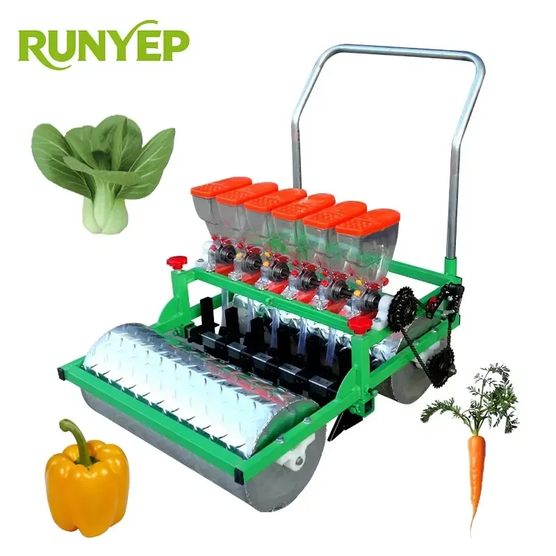 Manual Multi Row Seeder for Vegetable Herb Small Granular Seeds Automatic Precision Sowing Tool Labor Saving Garden Planter