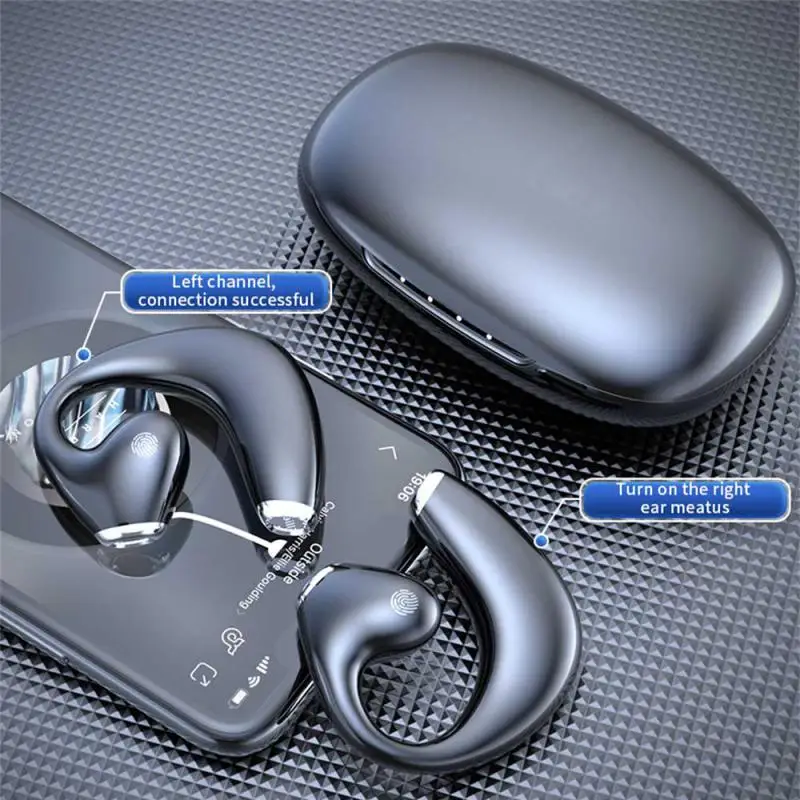 Touch Control Headset Not Into The Ear To Wear Long Endurance Undistorted Stable Comfort Universal Earphones Headset