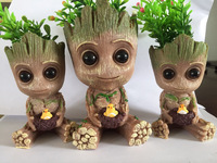 Baby Groot Home Decoration Groot Planter Flower Pots For Indoor Flowers Pot Tree Man Ornaments Anime Figure Statue Art Crafts