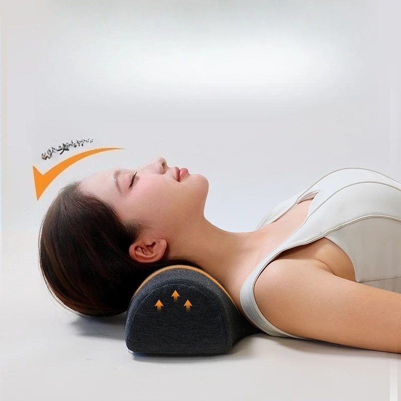 Ergonomic Cervical Traction Pillow Single Multifunctional Orthopedic Neck Support Sleep Enhancing Breathable Comfortable Soft