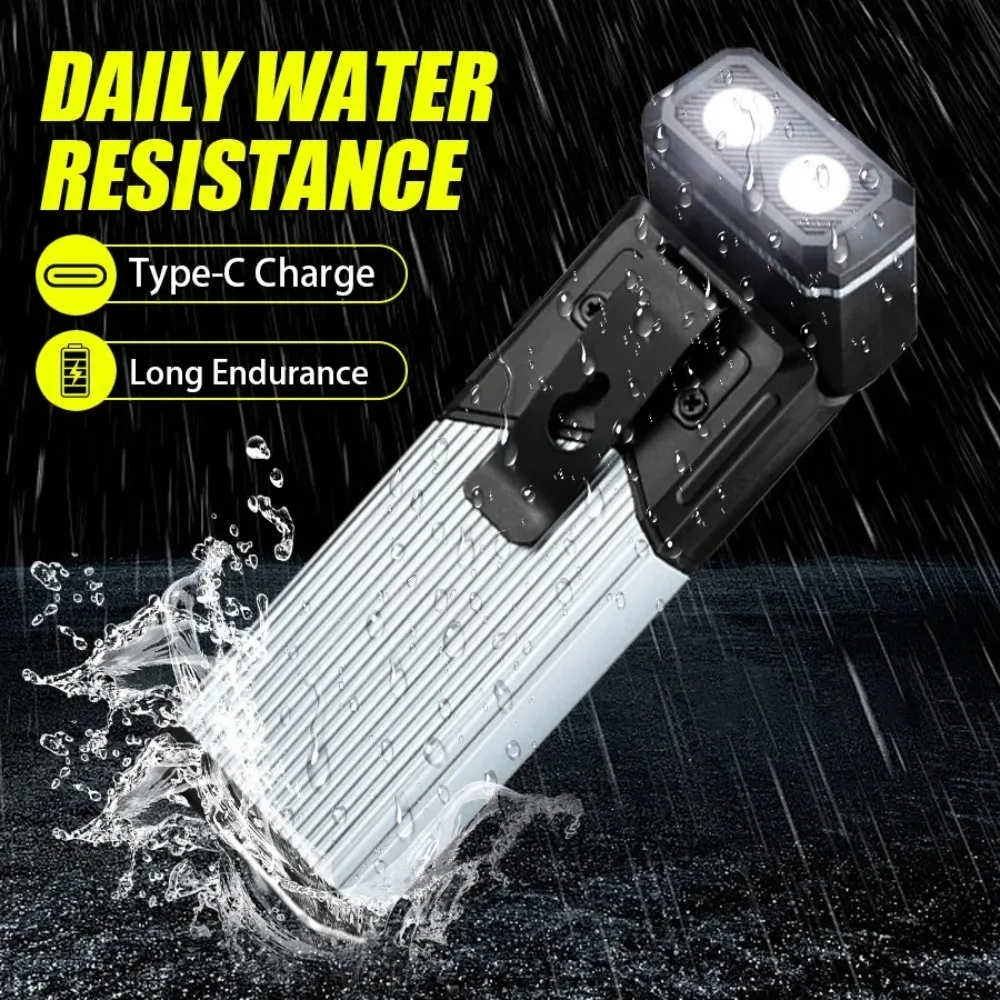 Multi-functional  LED Work Light 180° Rotatable Extendable Flashlight with Magnetic/Clip Outdoor Repair Emergency Camping Light