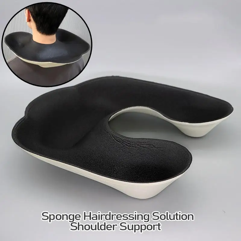 1*Salon Hair Neck Tray Shoulder Support Hairdressing Tool Professional Perm Hair Perming Neck Rest Container For DIY Home Barber
