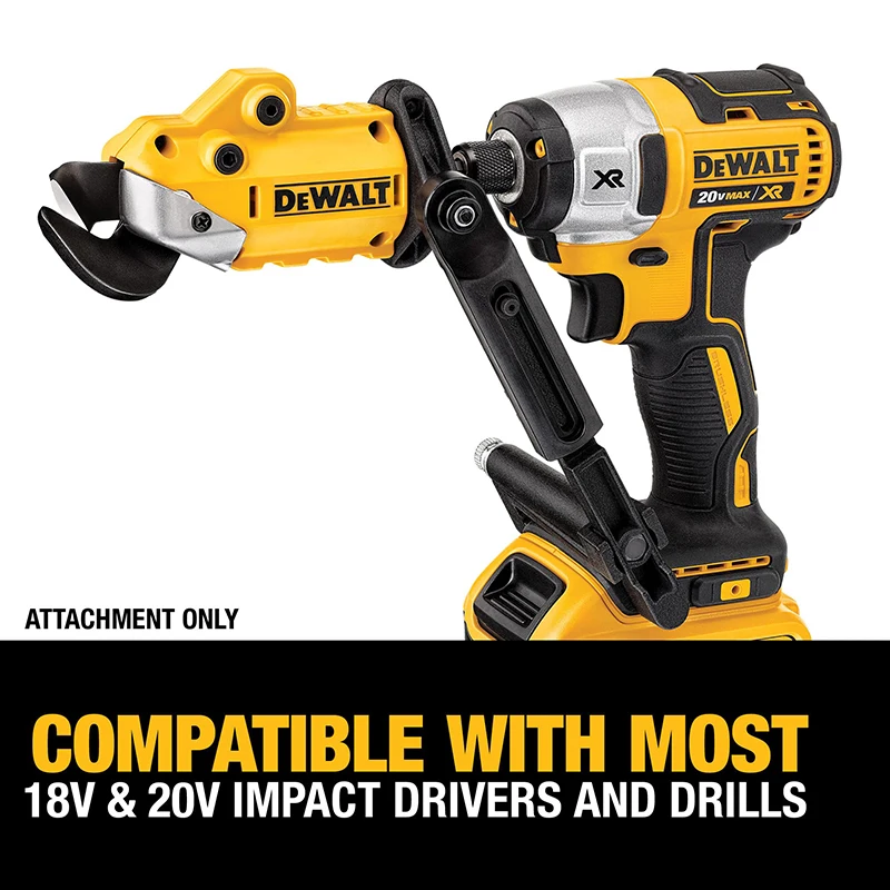 Dewalt DWASHRIR Auswirkungen Bereit Scheren 18 GA Metall Scheren Befestigung Elektrische Bohrer Zu Elektrische Schere Umge Eisen Blatt Schere
