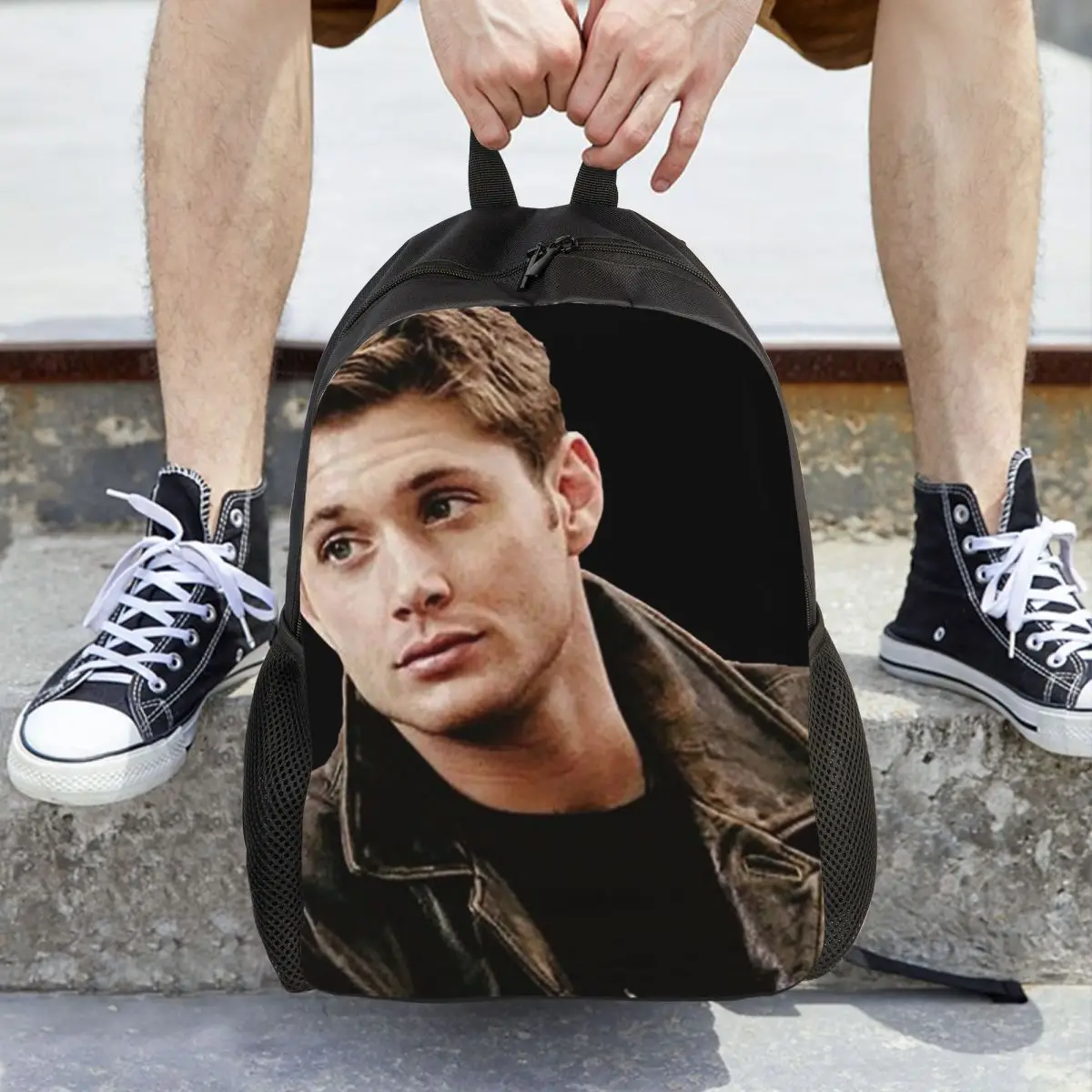 

Рюкзак Dean Winchester Supernatural, вместительный, для детей, школьный рюкзак, сумка через плечо для мужчин и женщин