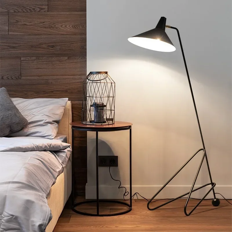 Modern Tradition Tripod E27 Led Floor Lampsfor Living Room Sofa Side Standing Light Bedroom Beside Lamps Home Decoration Light image 3